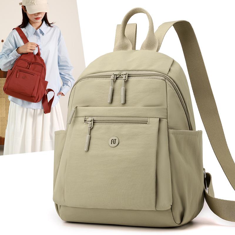 Schoolbag Trendy Oxford Cloth Backpack 1011 New Student Large Capacity Lightweight Cloth Women's Bag Wear-resistant Waterproof Travel Backpack