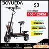 BOYUEDA S3 E-Scooter 6000W Doppio Motore 60V 38AH Batteria al Litio Scooter Elettrici Fuoristrada 11 Pollici Pieghevole Elettrico da Città