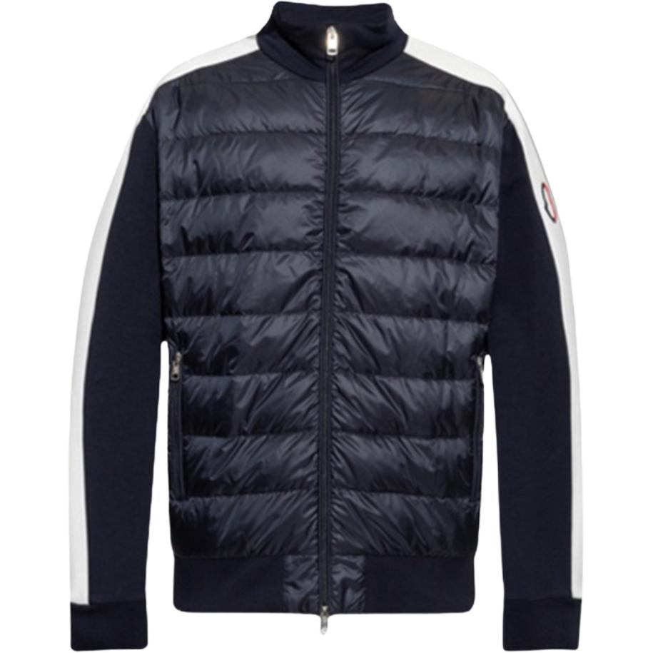 Moncler Jackets Men's Marine Blue Stand Collar Moderate Other I10918G00009809KZ-778