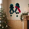 Velvet Christmas Velvet Ball Ornament Contrast Bow Christmas Hanging Bauble  Mall Scene Layout