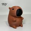 Capybara Anhängerkupplungsabdeckung 3D Gedruckte Anhängerkupplungskappe, Dekorative Anhänger Staubkappe, 50mm Anhänger Schutz, Wohnmobil LKW Zubehör Geländewagen