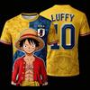 One Piece's Zoro Graphic T-shirt Japanese Anime Football Jerseys Sports Dry Quickly Men's T-Shirt Children's Clothing Tee Woman