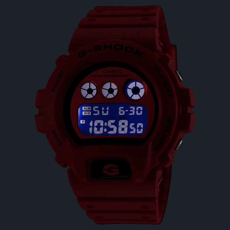 Casio G-SHOCK Men's Resin 200M Water Resistant Digital Shock Resistant Quartz Watch DW-6900RRB-4