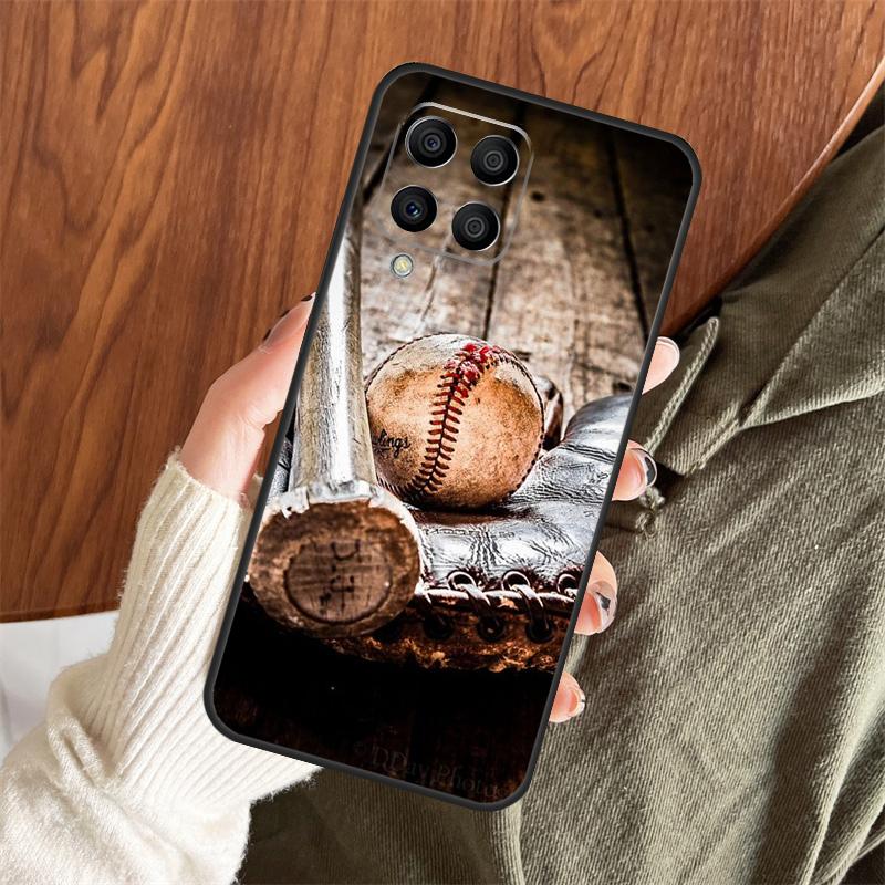 Baseball Ball Case For Samsung Galaxy M12 M32 M52 M35 M55 M15 M11 M13 M14 M06 M16 M36 M56 M31 M53 M34 M54