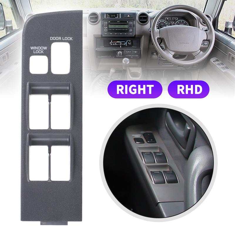Auto Front Driver Side Master Power Window Switch Bezel Trim For Toyota Land Cruiser Fj80 1991-1997 74232-60070-B0 7423260070