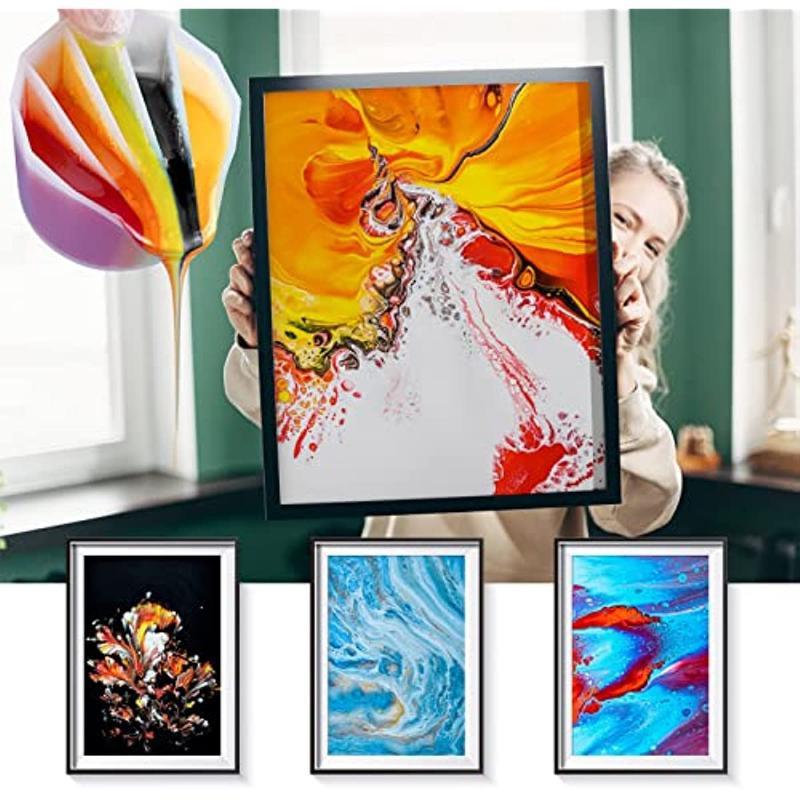 1pcs Silicone Separator Cups, Reusable Divider Cups for Paint Pouring Resin Mixing Cups, Separator Cups for DIY Paint Acrylic Resin Pouring