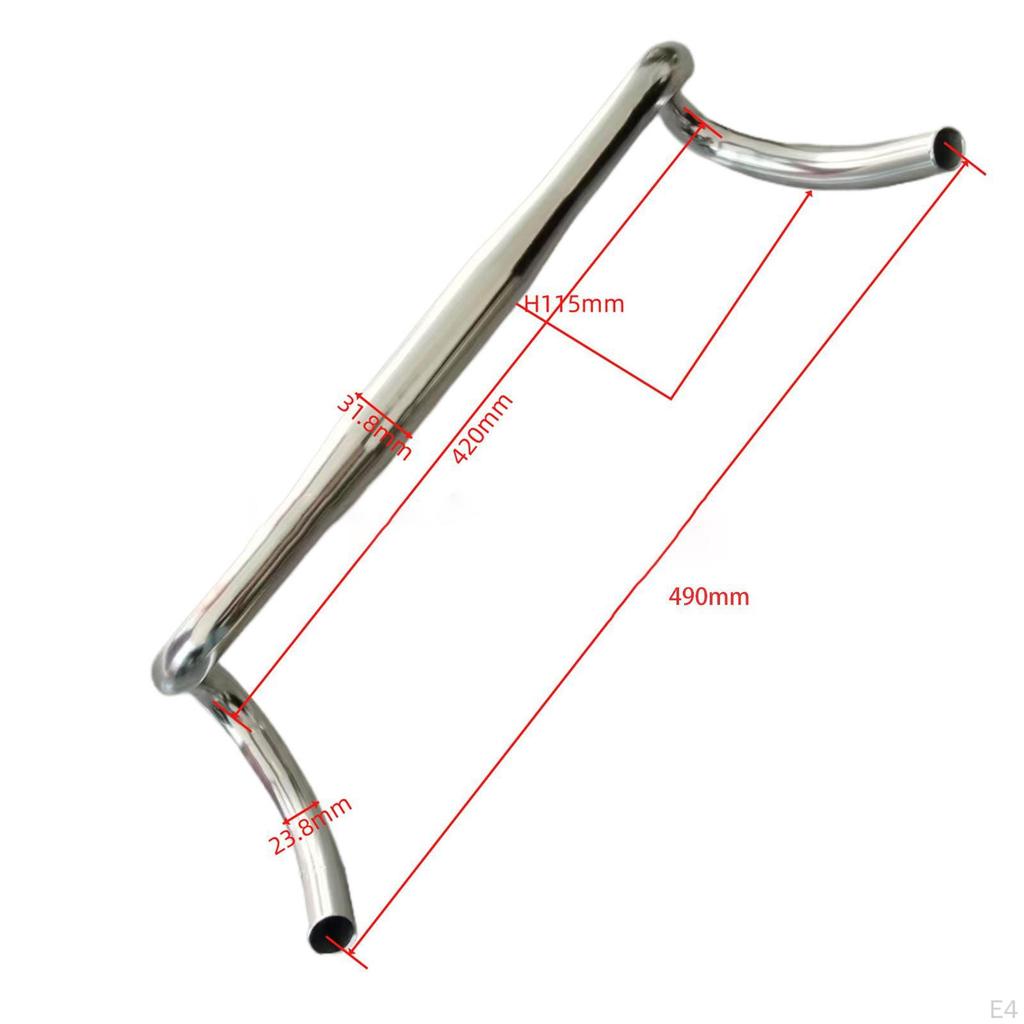 Fahrrad Drop Bar Lenker aus Aluminiumlegierung, Essentielle Ersatzkomponente für das Radfahren