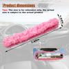 Elastic Plush Auto Rear View Mirror Protector - Stretchy Comfortable Car Rearview Mirror Cover - Automotive Interior Rearview Mirror Decorations -