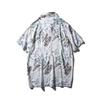 Export Export Tail Order Hawaiian Baroque Floral Shirt Men's Short Sleeve Summer Fashion Brand Trendy Beach Shirt