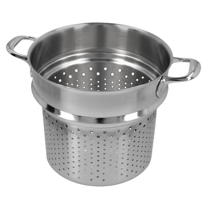 Pastapan - DEMEYERE - Atlantis 7 - 20 cm - Roestvrij Staal 18/10 - Inhoud: 5 l