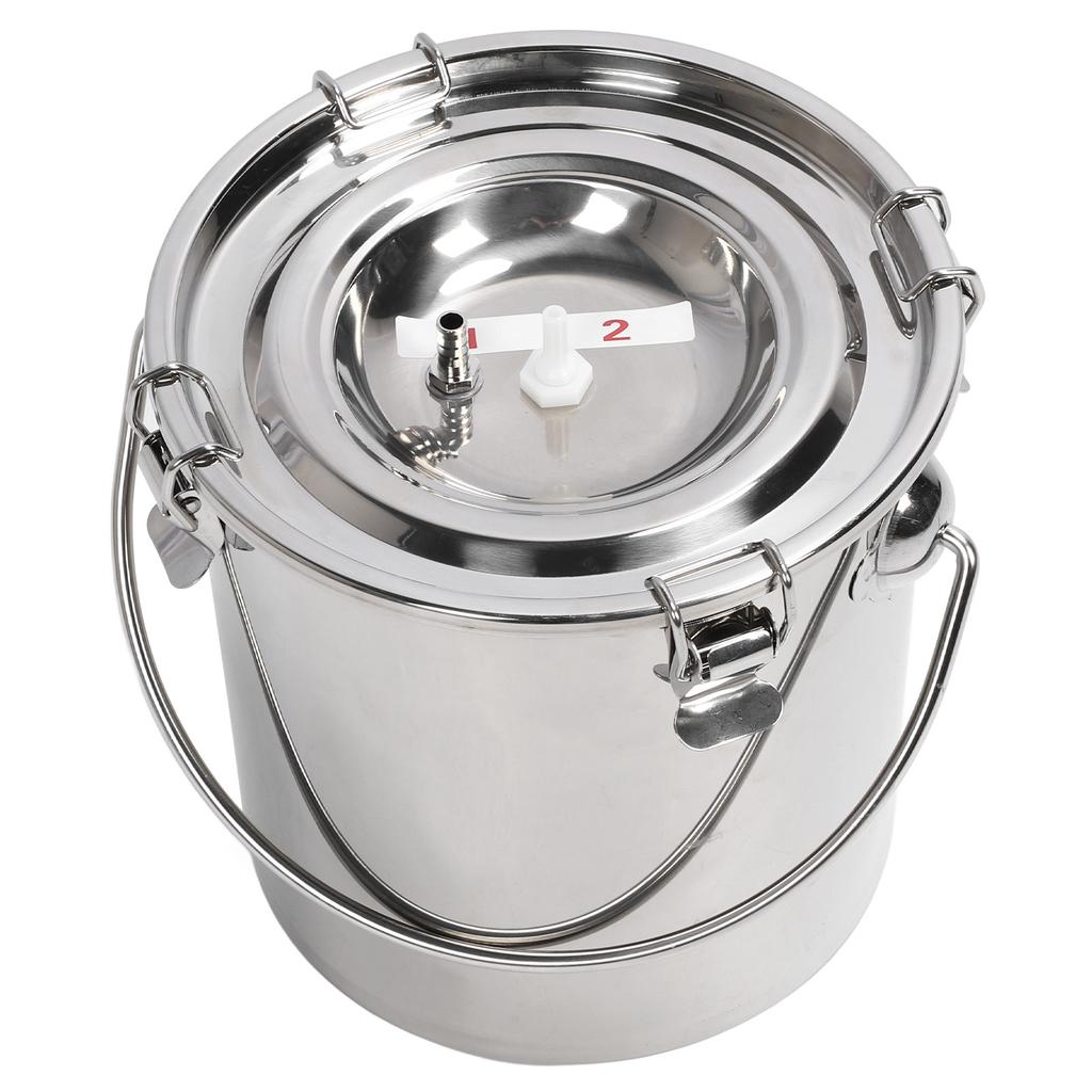 5L Goat Milking Machine Pulsation Vacuum Portable Electric Goat Milker Machine Milking Vacuum Pump 100‑240V