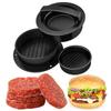 Molde para hamburguesas ABS, prensa para hamburguesas, molde para hamburguesas rellenas, máquina para hacer hamburguesas redondas de carne de res, utensilios de cocina, accesorios de cocina