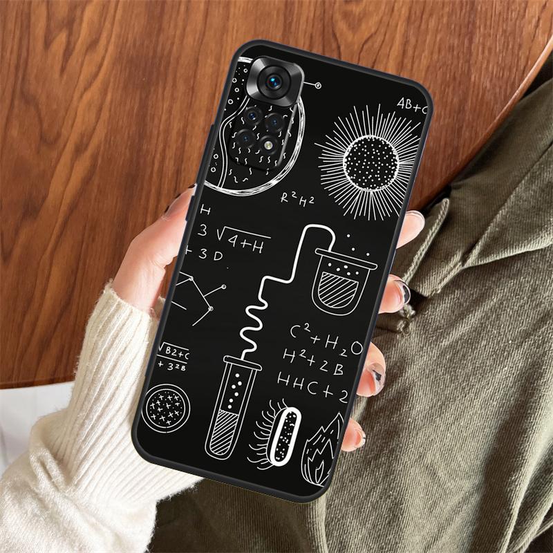 Science Biology Laboratory Case For Xiaomi Redmi Note 13 14 Pro 12 11 10 15 Pro Plus Redmi 15 C 13 10C 12C 13C 14C Cover