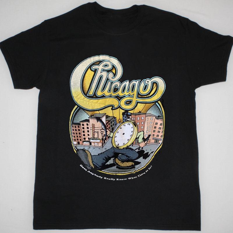 Chicago Band Does Anybody Really Know What Time Is It T Shirt Size S 5Xl