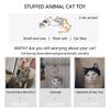 Cats Plush Toy Interactive Filled Chew Toy for Cats Kitten Cute Chew Toy
