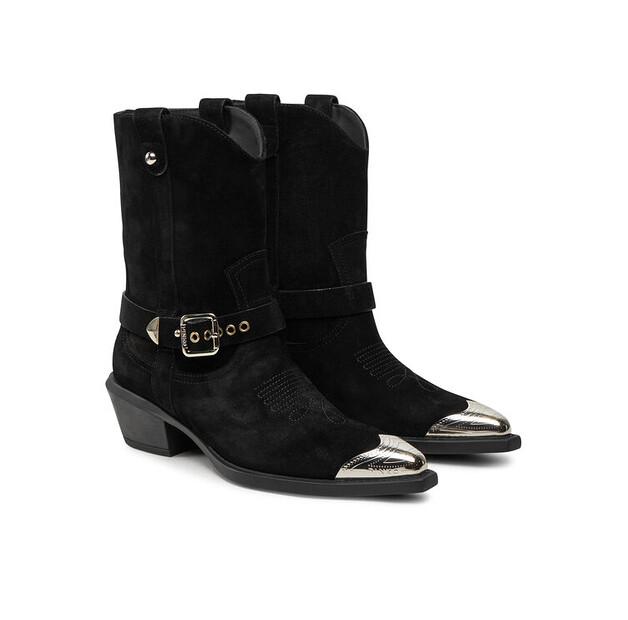 კოვბოის ჩექმები PINKO Tex 08 SD0197P002 შავი
