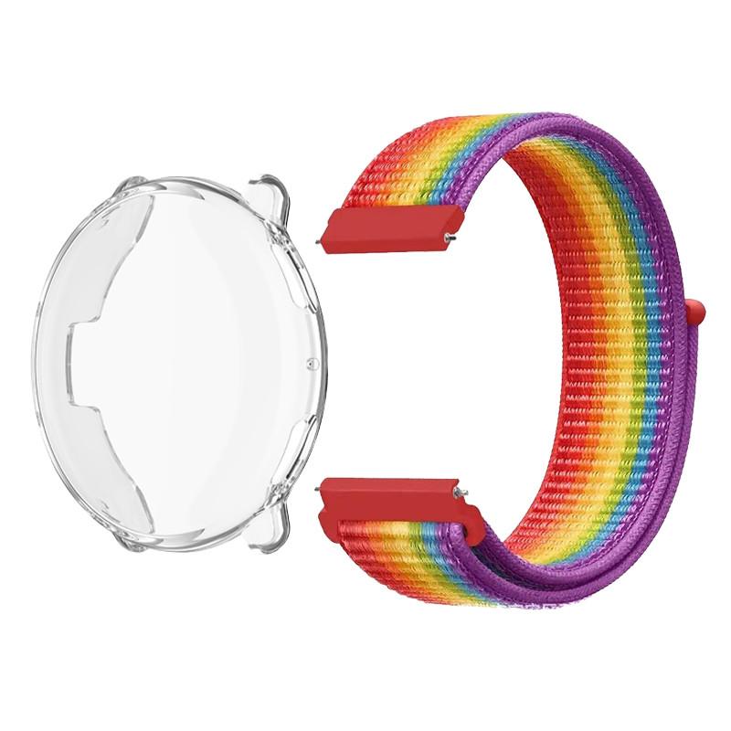 Strap for Amazfit Active 2 TPU Protection Case Smartwatch Nylon Watchband Replacment Band