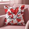 Holiday Valentines Day Cushion Cover MultiScene Pillow Cover for Home  Car  Reversible Soft  Durable for Daily Use
