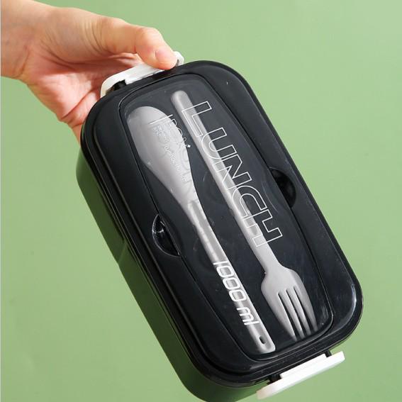 Ланч-бокс с отделениями безопасный для микроволновой печи для офиса студентов и хранения свежих продуктов 1190₽