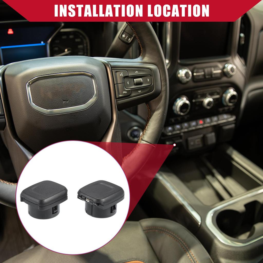 Hihaha Car Center Console Power Outlet Cap Cover for Cadillac and Escalade Inner Durable 2pcs No.84090238/13580623 2015-2020 / / /