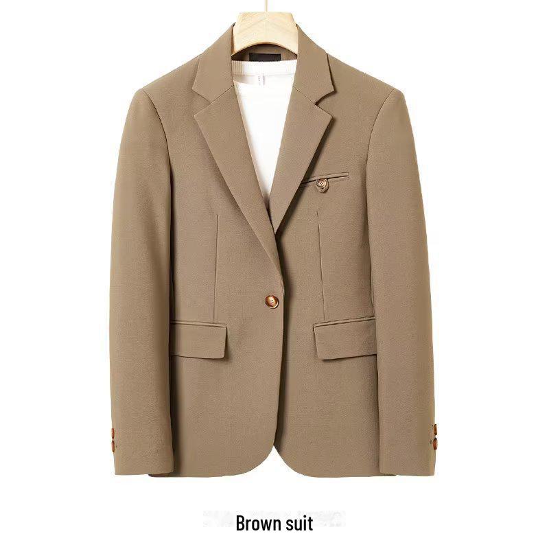 Men's Loose Korean Style Casual Suits - High-End Spring/Summer Jackets