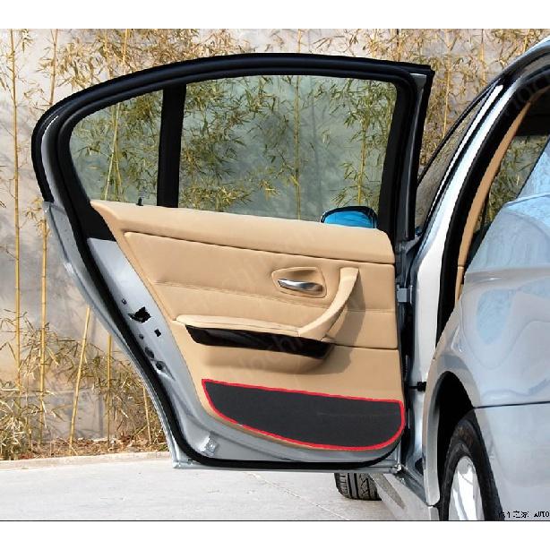 Protective Mat Side edge cover Door Inside Guard Car Door Anti Kick Pad Sticker for BMW 3 Series E90 4D 2009-12 318i