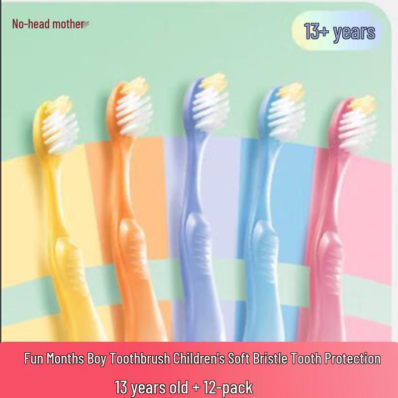 Набор зубных щеток Tootou Mama Fun Monthly с мягкой щетиной по возрасту
