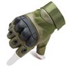 Custom Logo  Fingerless Palm Padded Anti-Slip Half Finger Gloves for Motorcycle Work Paintball Men