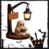 Cute Ghost Reading Lantern Halloween Ghost Night Light Ghost Reading Night Light Glowing Halloween Ghost Decorations
