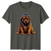 Dogue De Bordeaux Dog Hat Animals Unisexs TShirt Unisexs Tee Graphic Top