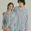 [TERAWOOD HOMEWEAR] Striped Long-Sleeve Pajama Set [Shipped from Korea] 100% Authentic