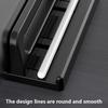 Dual-Slot Adjustable Vertical Laptop Stand Abs Plastic 4In1 Design Space-Saving For Macbook Chromebook Surface Hp Dell Book Ipad