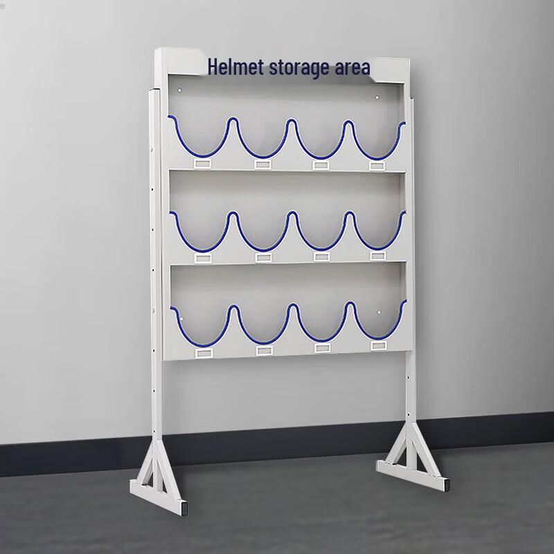 Construction Site Helmet Storage Rack