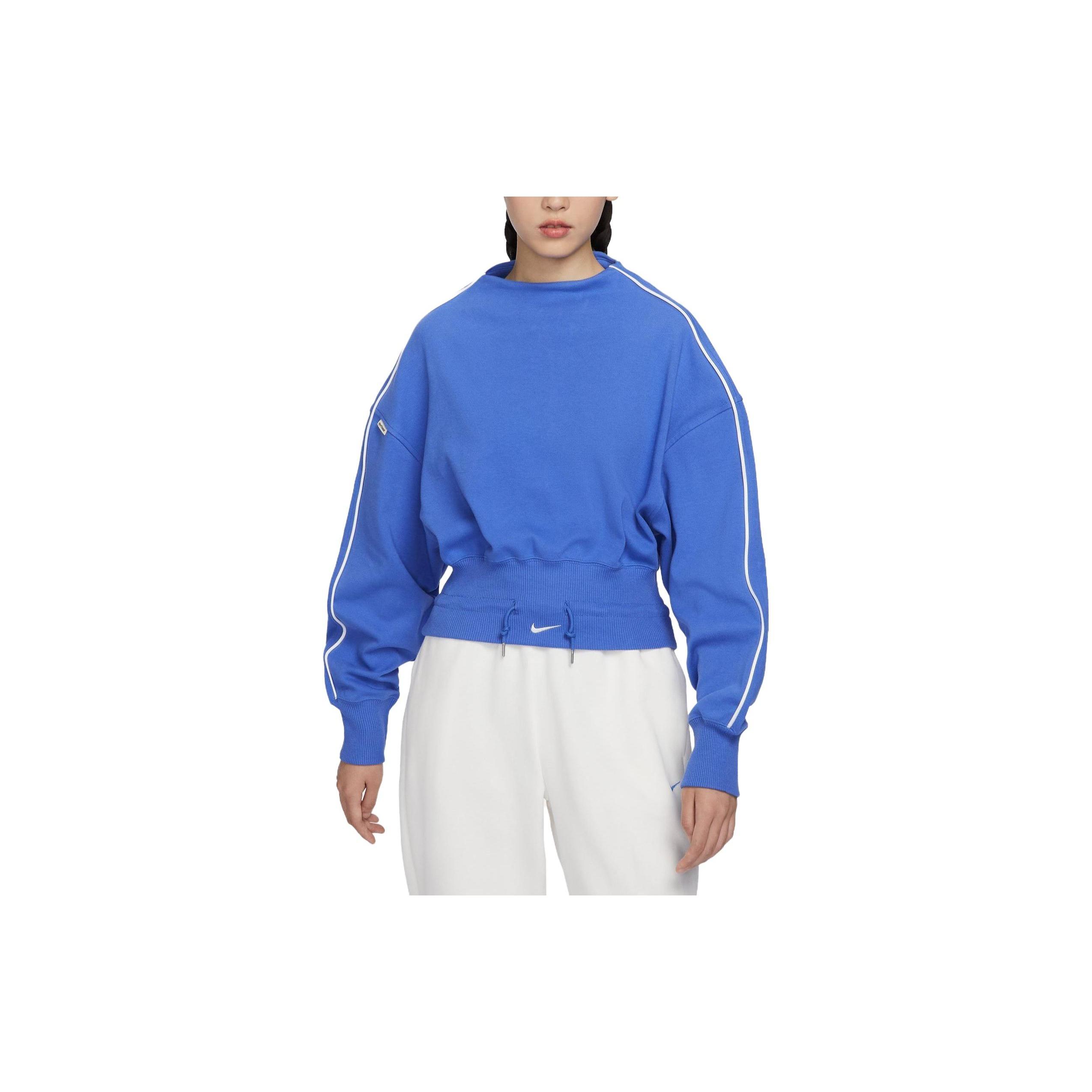 (WMNS) Nike Sportswear Collection Enterprise-Collar Top Blue Women s FB8753-411 XS