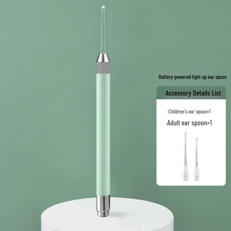 Rechargeable LED Ear Cleaner with Tweezers & Nose Clip for Babies: Ear Canal Cleaning Tool