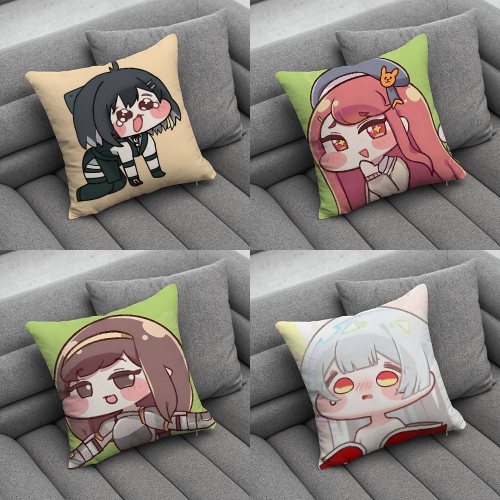 Cute Game TTrickcal Anime Pillowcase Casual Style Decoration Suitable for Home Decoration Excluding Pillow Core
