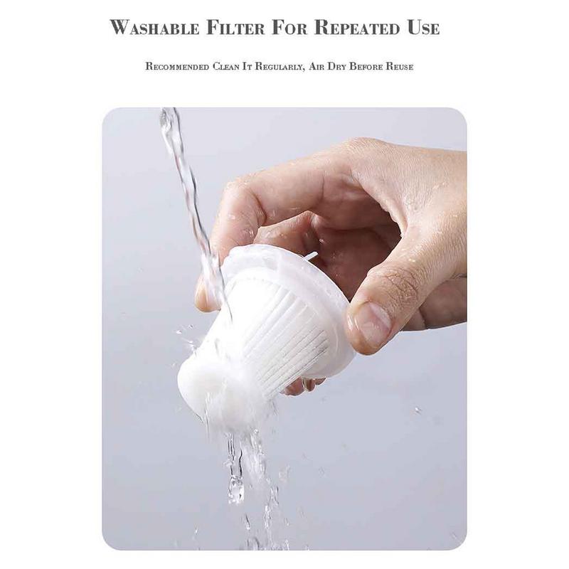 Vacuum Car Cleaner Small Cordless Air Duster Powerful Suction Home And Car Vacuum USB Charging Hand Pump For Home Car Couch