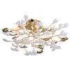 Living Room Chandelier Creative Luxury Hall Light Post-modern Atmosphere Restaurant Bar Lighting Designer Ginkgo Leaf Lighting