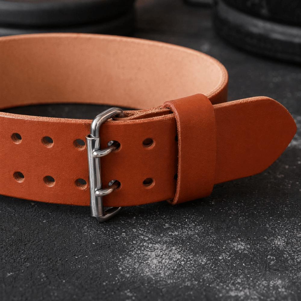 Full Grain Cowhide Weightlifting Belt Brown Brown Leather Weightlifting Belt  Weight Training