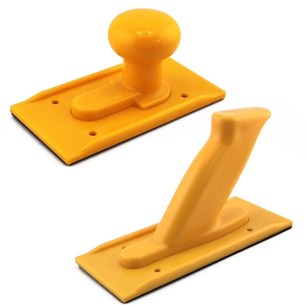 

2pcs ABS Material Woodworking Push Handle Ergonomic Grip Push Stick Table Saw жовтий