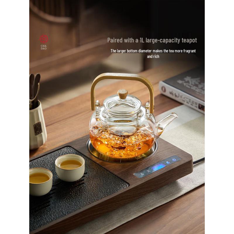 YIHUTEA Chinese Style Glass & Ceramic Tea Brewing Set
