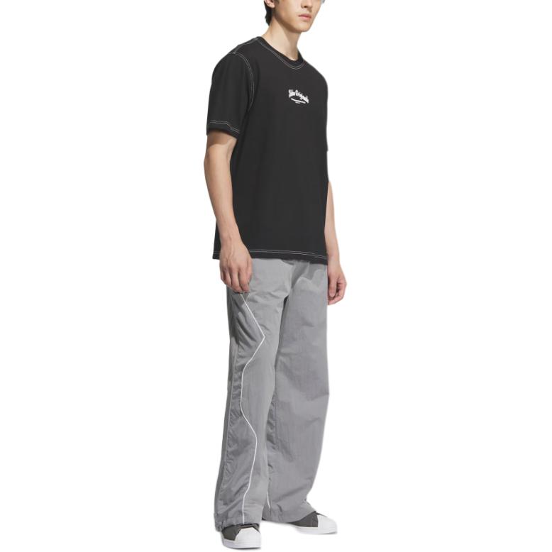 adidas Originals Wab T-Shirt Sports Round Neck Versatile Short Sleeve T-Shirt Men Tops Black JX2632