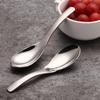 2 Extra-Thick 304 Stainless Steel Spoons for Adults and Children, Household Small Soup Spoons, Porridge Spoons, Student Rice Spoons, Soup Spoons