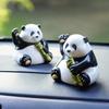 Shaking Arm Panda Solar Energy Car Decoration Shaking Head Doll Car Ornament Auto Accessories