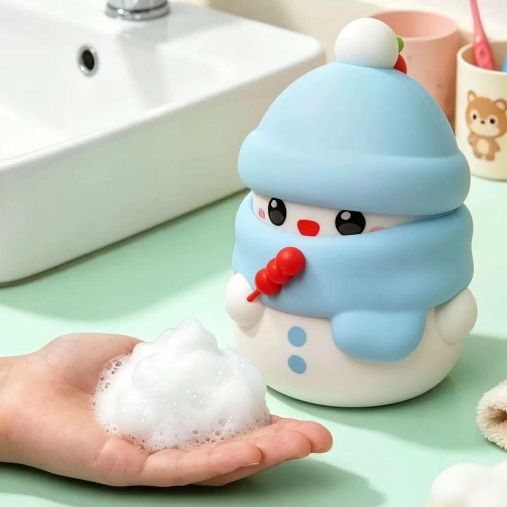 1200mAh Foam Soap Dispenser Snowman Shape Automatic Soap Dispenser Kitchen
