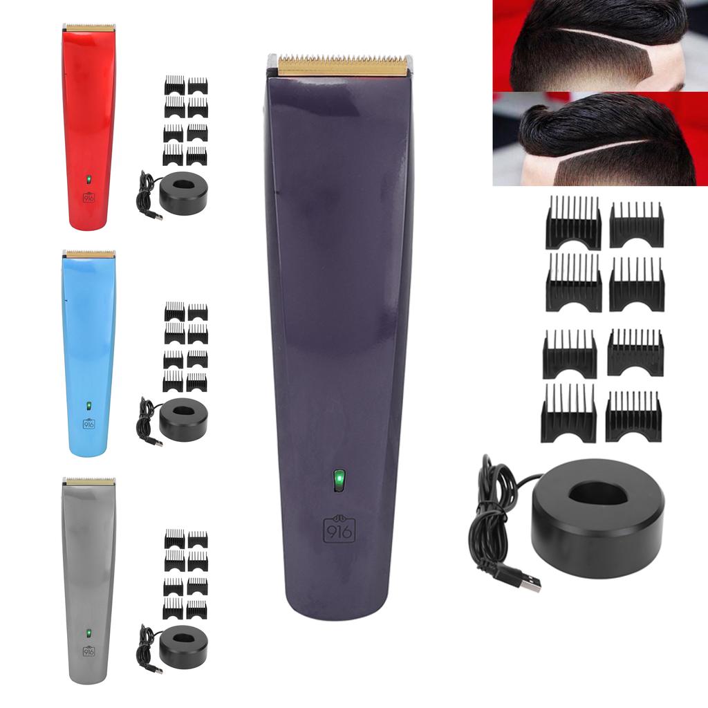Electric Hair Clipper Stainless Steel Cordless Professional Men\'s Haircut Grooming Trimming Kit