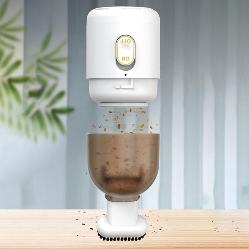 Mini Cordless Vacuum Cleaner Portable Removal Desktop Powerful Clean Usb Charging Desk Dust Cleaning For Office Laptop Keyboard
