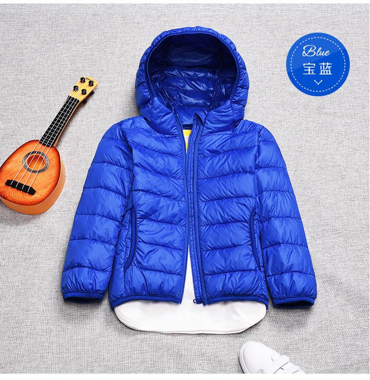 

Оптовая продажа детских легких пуховиков для мальчиков и девочек, зимняя новая короткая куртка с капюшоном для детей среднего и старшего возраста 90cm красный