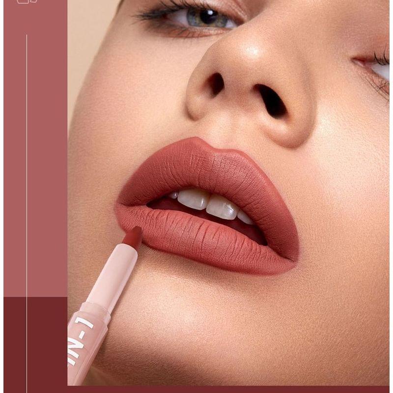 Pudaier - Dual Head Lip Liner & Lipstick - 16 Colors