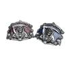 Men's Trendy Red Retro Skull Punk Belt Buckle